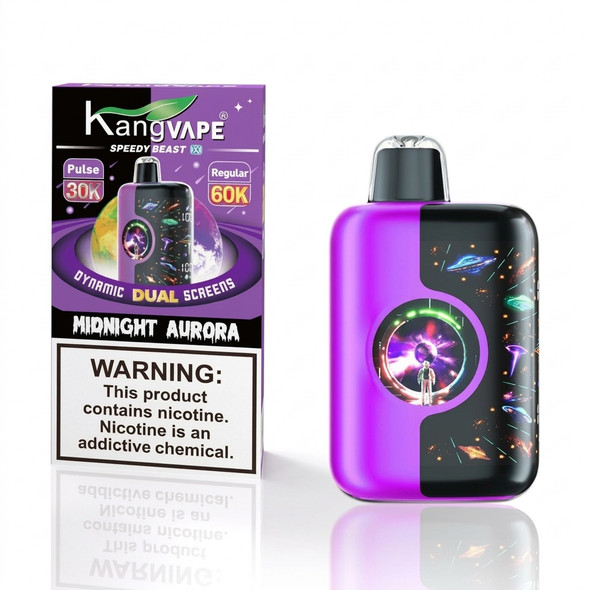 Kangvape Speedy Beast X 60K Dual Dynamic Screens — Midnight Aurora