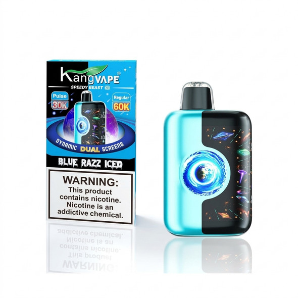 Kangvape Speedy Beast X 60K Dual Dynamic Screens — Blue Razz Iced