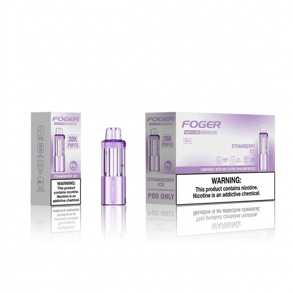 Foger Switch Pro 30K Disposable Pods — Strawberry Ice