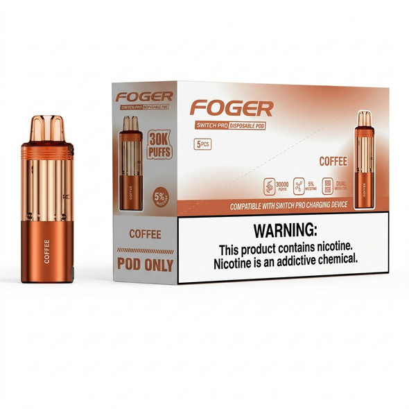 Foger Switch Pro 30K Disposable Pods — Coffee