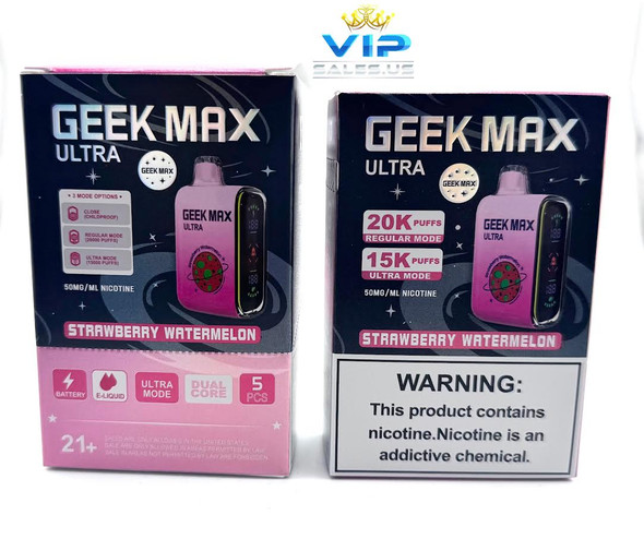 Geek max ultra 20k puffs - STRAWBERRY WATERMELON