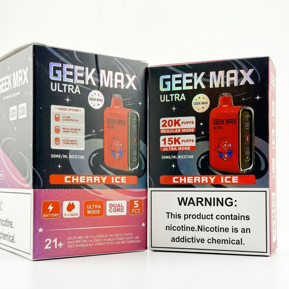 Geek Max Ultra 20K Puffs — Cherry Ice