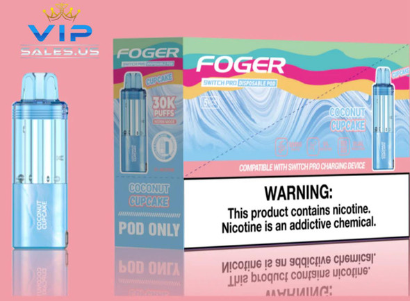 Coconut Cupcake Foger Switch Replacement 30K Pods