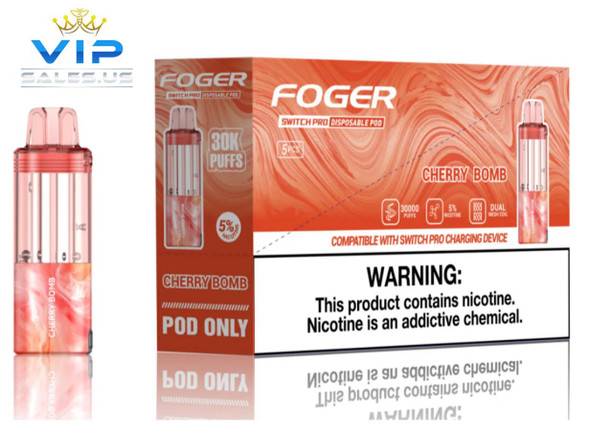 Cherry Bomb – Foger Switch Pro Pod | 30K Puffs