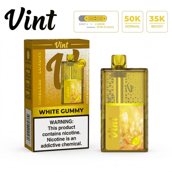 Vint 50K Disposable 5% — White Gummy