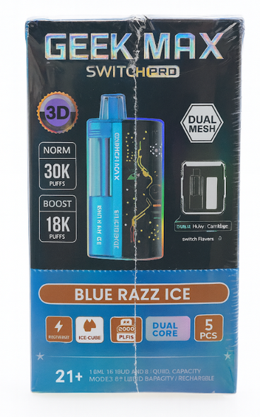 Geek Max switch pro kit Blue Razz ice