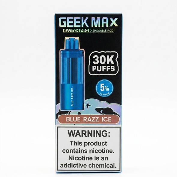 Geek Max Switch Pro Pods — Blue Razz Ice