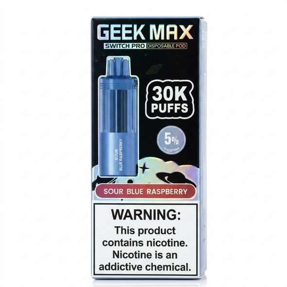 Geek Max Switch Pro Pods — Sour Blue Raspberry