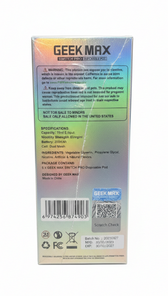 Geek Max switch pro PODS gummy bear