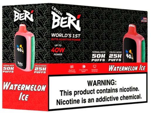 Watermelon Ice Beri Crush 50K Puffs Disposable Vape