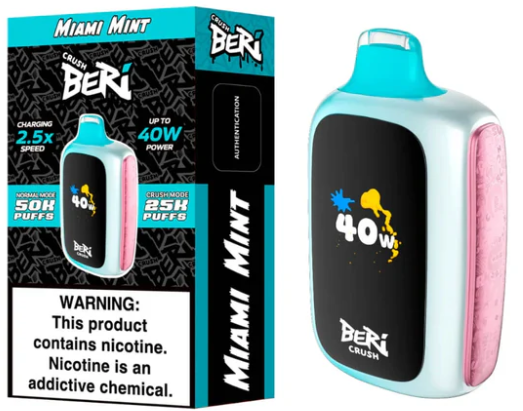 Miami Mint Beri Crush 50K Puffs Disposable Vape