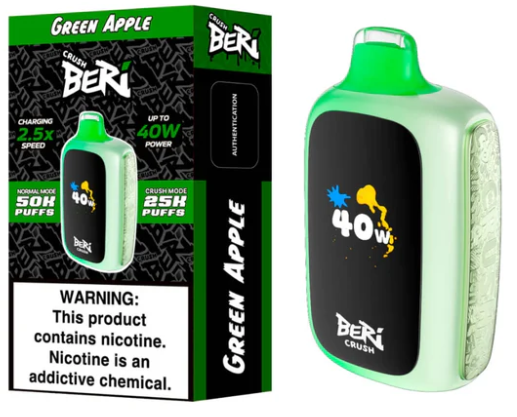Green Apple Beri Crush 50K Puffs Disposable Vape