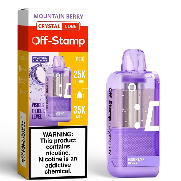 Off-Stamp X-Cube Crystal Cube Pod — Mountain Berry