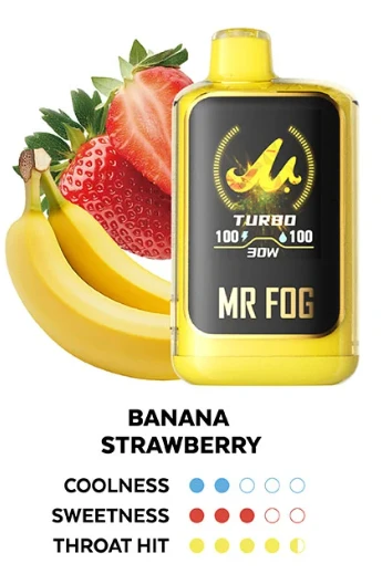 MR FOG NOVA banana steezy strawberry