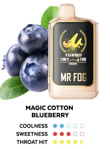 MR FOG NOVA MAGIC COTTON BLUEBERRY