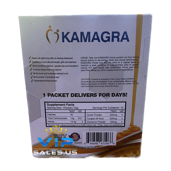 Kamagra Oral Honey (12 Sachets - 15 G)