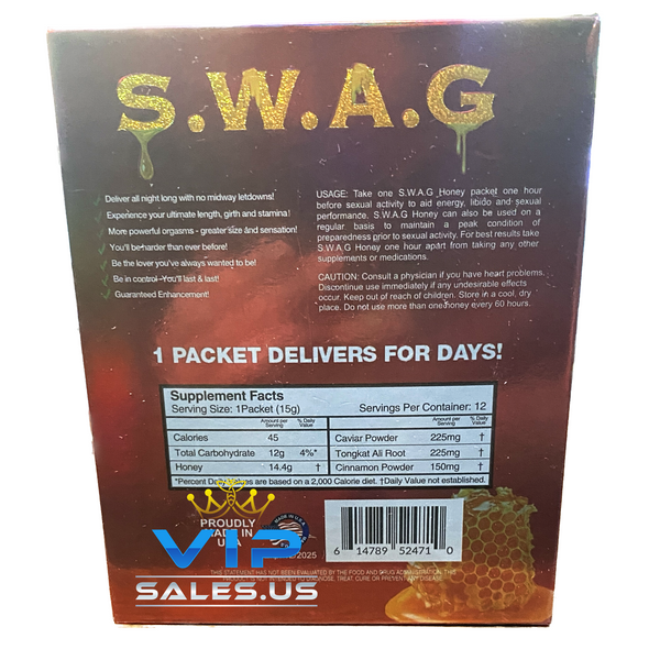 S.W.A.G Red Honey 12CT BOX