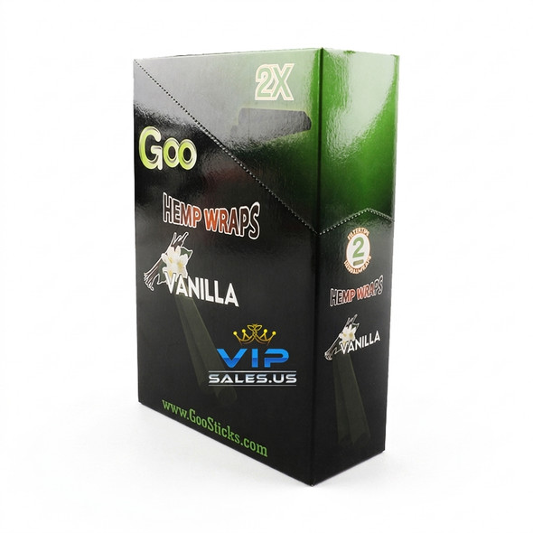 Goo Hemp Wraps — Vanilla (12 CT)