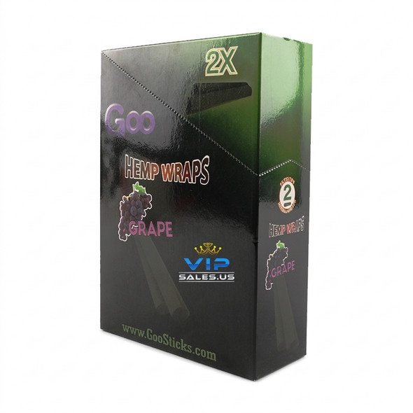 Goo Hemp Wraps — Grape (12 CT)