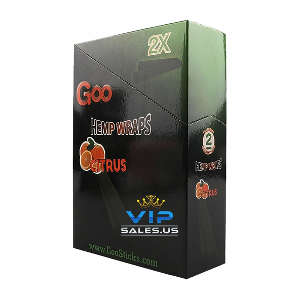 Goo Hemp Wraps — Citrus (12 CT)