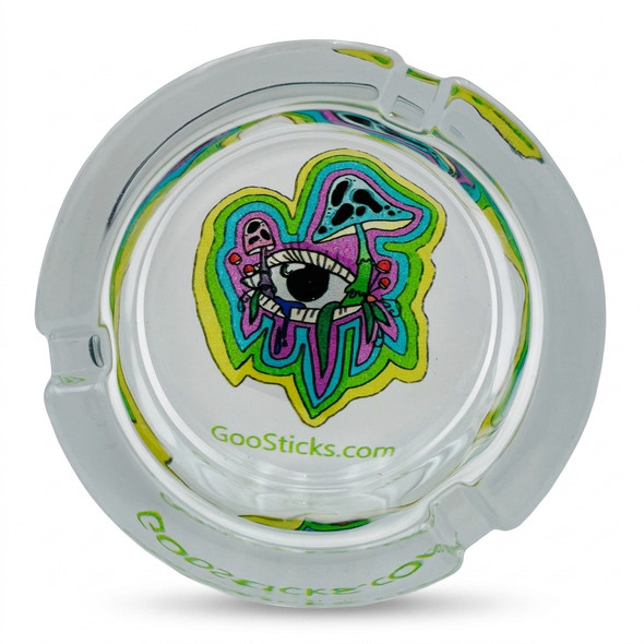 GooSticks Glass Ashtray — Design 8