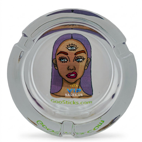 GooSticks Glass Ashtray — Design 10