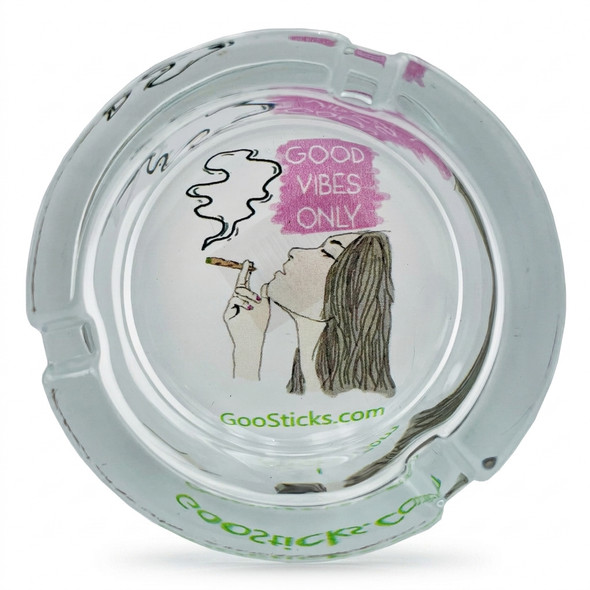 GooSticks Glass Ashtray — Design 19