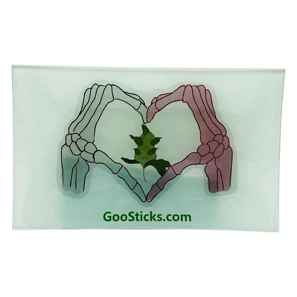 Glass Rolling Tray — Design 14 (Small)