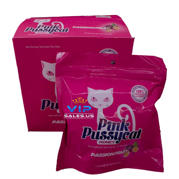 Pink Pussycat Passion Fruit 24 Sachets Per Bag