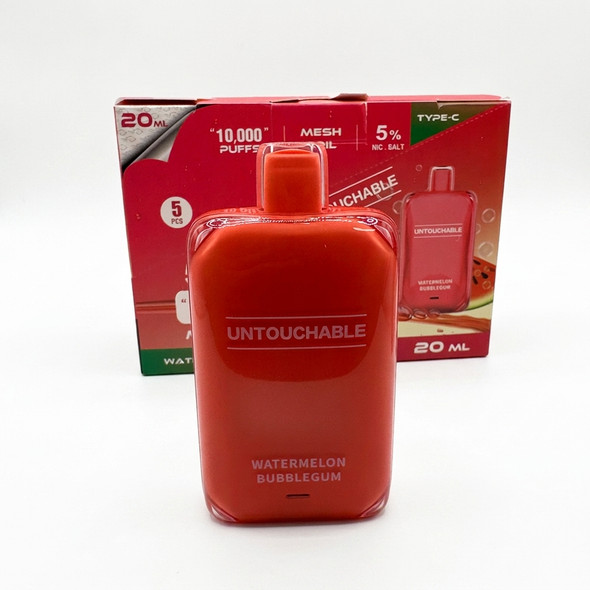 Untouchable Disposable Vape 10,000 Puffs — Watermelon Bubblegum