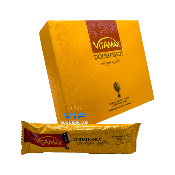 VitaMax Doubleshot Energy Coffee Honey Sachets