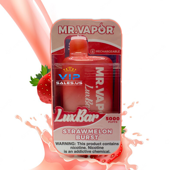 Mr. Vapor LuxBar 5000 Puffs Strawberry Burst