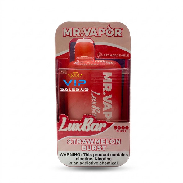 Mr. Vapor LuxBar 5000 Puffs — StrawMelon Burst