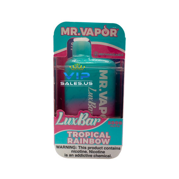 Mr. Vapor LuxBar 5000 Puffs Tropical Rainbow