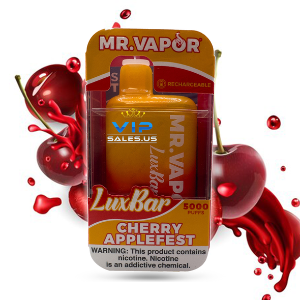 Mr. Vapor LuxBar 5000 Puffs Cherry Applefest