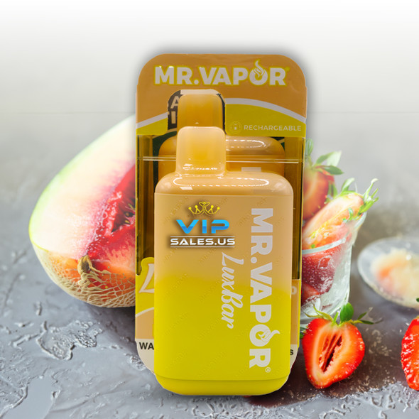 Mr. Vapor LuxBar 5000 Puffs Strawberry Peach Melon