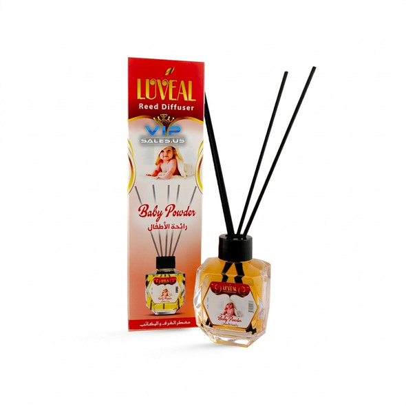Luveal Reed Diffuser 120ml — Baby Powder