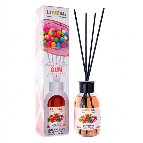 Luveal Reed Diffuser 120ml — Gum