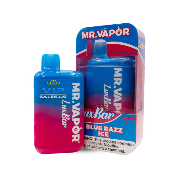 Mr. Vapor LuxBar 5000 Puffs Blue Razz Ice