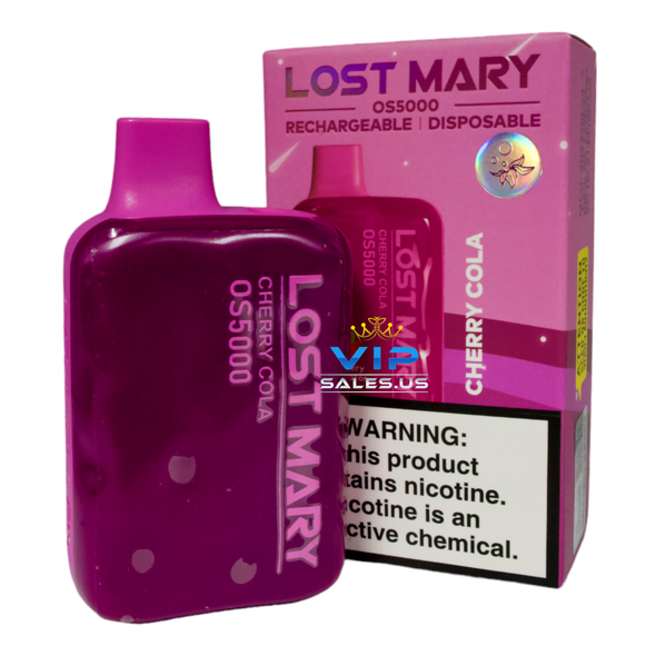 Lost Mary OS5000 Disposable Vape 5% Nicotine Cherry Cola