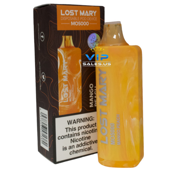 Lost Mary OS5000 Disposable Vape 5% Nicotine Mango Peach