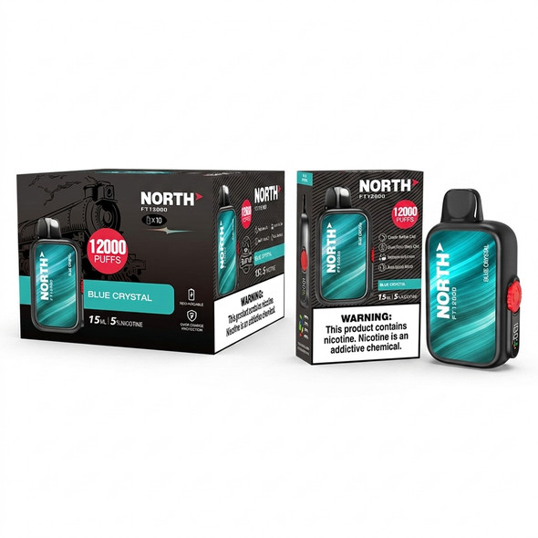 North FT12000 Disposable Vape — Blue Crystal