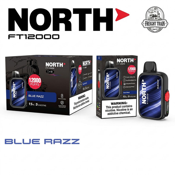 North FT12000 Disposable Vape — Blue Razz