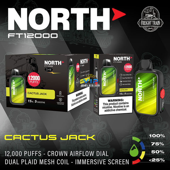 North FT12000 Disposable Vape -Cactus Jack