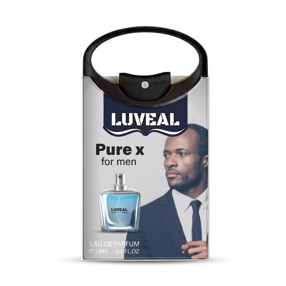 Luveal Pocket Perfume for Men 18ml — Pure X