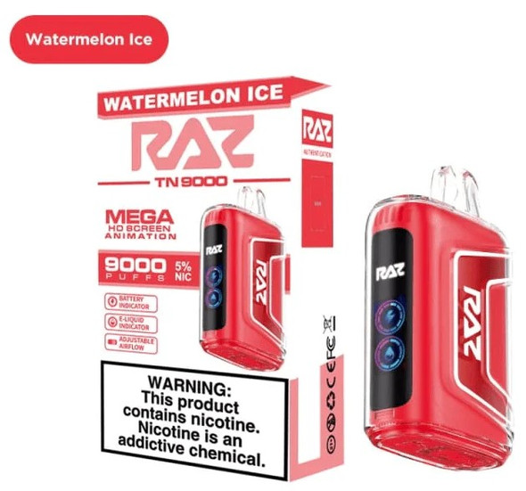 RAZ TN9000 Disposable Vape 9000 Puffs 5ct-Watermelon Ice