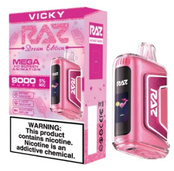 RAZ TN9000 Disposable Vape 9000 Puffs 5ct-Vicky