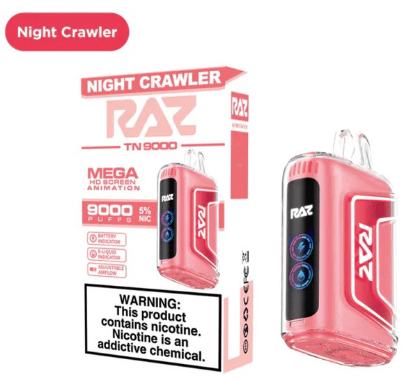 RAZ TN9000 Disposable Vape 9000 Puffs 5ct-Night Crawler