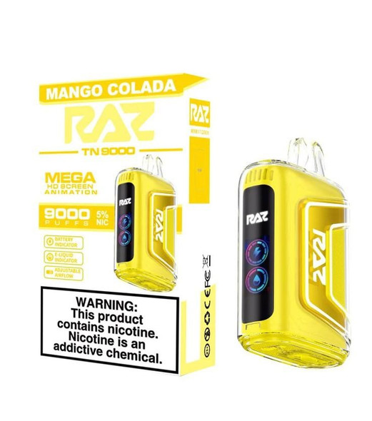 RAZ TN9000 Disposable Vape 9000 Puffs 5CT- Mango Colada