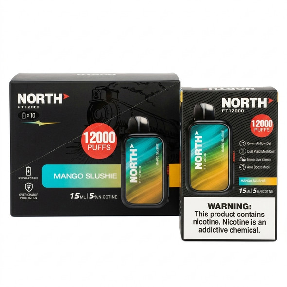 North FT12000 Disposable Vape — Mango Slushie